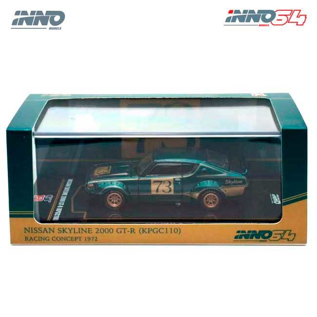 INNO64 Nissan Skyline 2000 GT-R (KPGC110) Racing Concept 1972 1/64 4