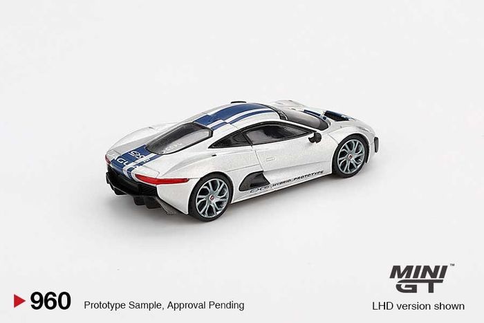 MINI GT Jaguar C-X75 Silver 1/64 (960)
