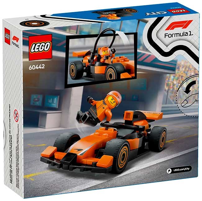 LEGO® City: F1® Driver with McLaren Race Car (60442) 4
