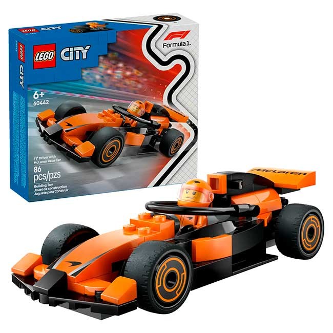 LEGO® City: F1® Driver with McLaren Race Car (60442) 0
