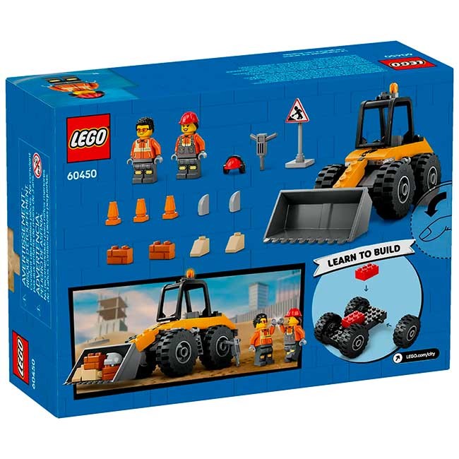 LEGO® City: Yellow Construction Wheel Loader (60450) 3