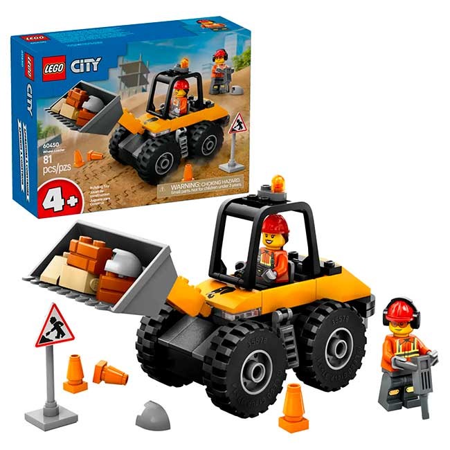 LEGO® City: Yellow Construction Wheel Loader (60450) 0
