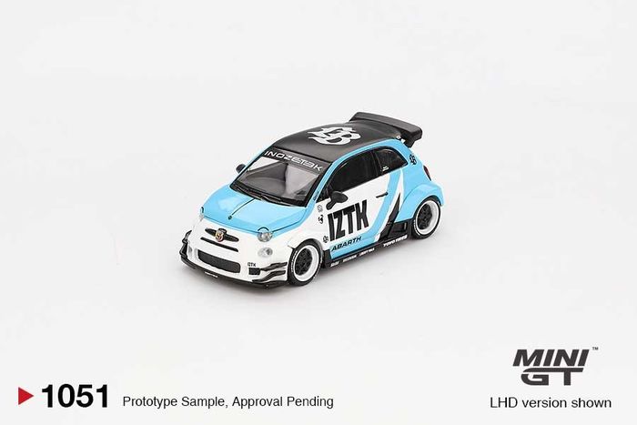 MINI GT Abarth 595 LB-WORKS x Abas Works IZTK LHD 1/64 (1051)