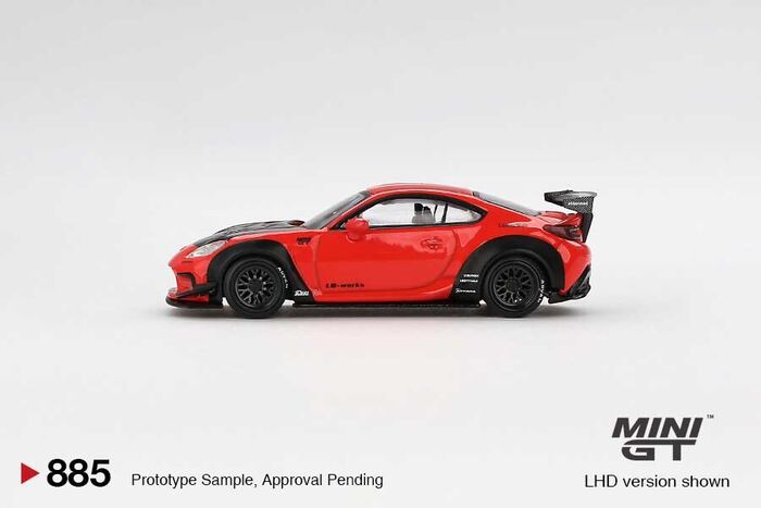 MINI GT Toyota GR86 LB Nation Red 1/64 (885)