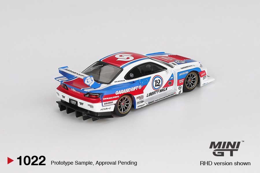 MINI GT Nissan LB-Super Silhouette S15 SILVIA GARASIDRIFT x LBWK 2025 1/64 (1122) 1