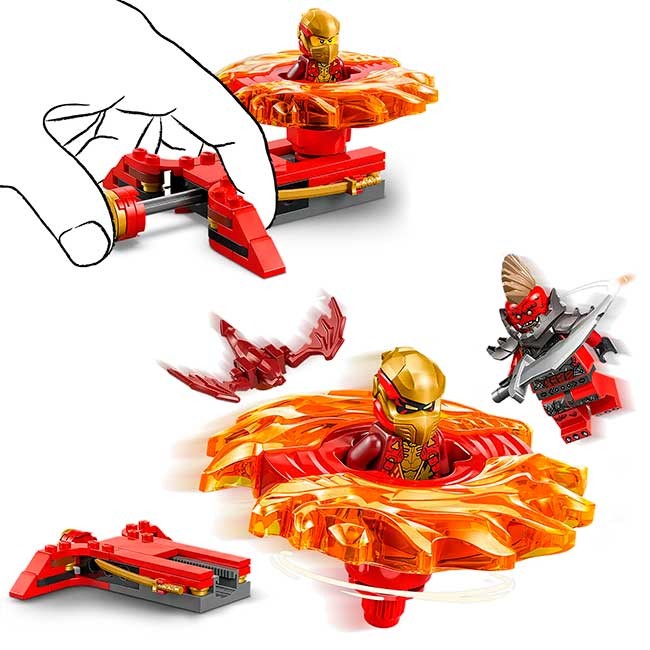 LEGO® NINJAGO® Kai’s Dragon Spinjitzu Spinner (71823) 2