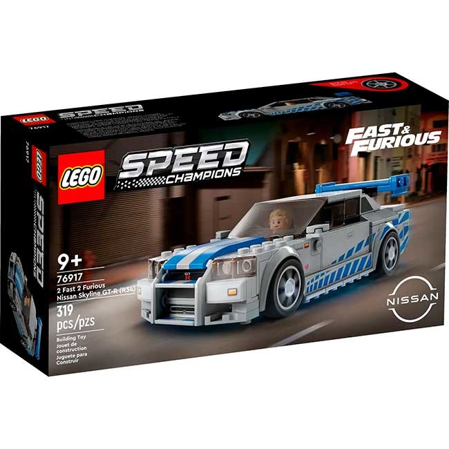 LEGO® Speed Champions: 2 Fast 2 Furious Nissan Skyline GT-R (R34) (76917) 0