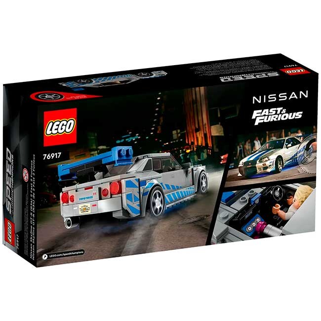 LEGO® Speed Champions: 2 Fast 2 Furious Nissan Skyline GT-R (R34) (76917) 4