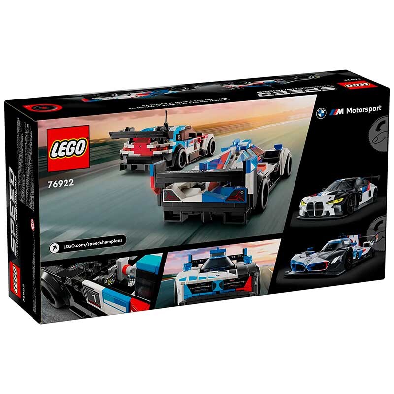 LEGO® Speed Champions: BMW M4 Gt3 & BMW M Hybrid V8 Race Cars (76922) 5