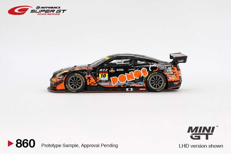 MINI GT Nissan GT-R NISMO GT3 #10 2023 SUPER GT SERIES "PONOS GAINER GT-R" 1/64 (860) 3