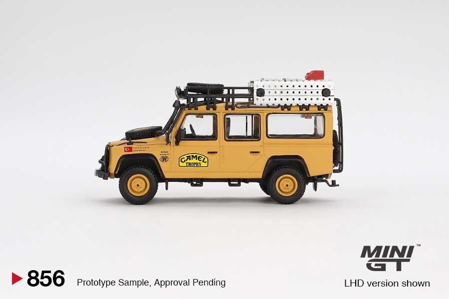 MINI GT Land Rover Defender 110 1989 Camel Trophy Amazon Team Turkey Turkey Exclusive LHD 1/64 (856) 3