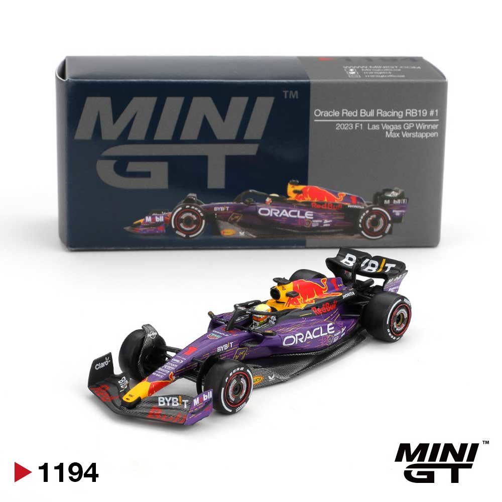 MINI GT Oracle Red Bull Racing RB19 #1 Max Verstappen 2023 F1 2023 Las ...