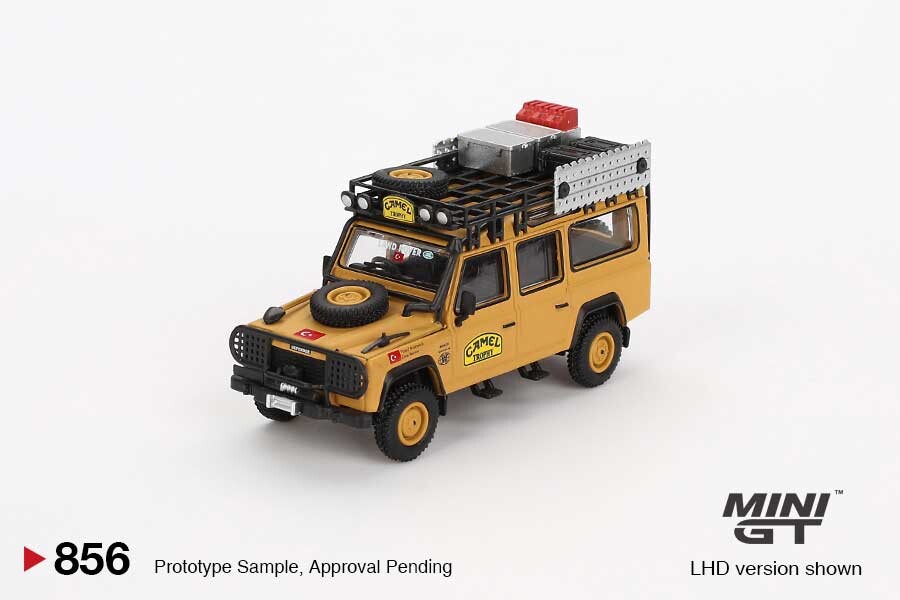 MINI GT Land Rover Defender 110 1989 Camel Trophy Amazon Team Turkey Turkey Exclusive LHD 1/64 (856) 1