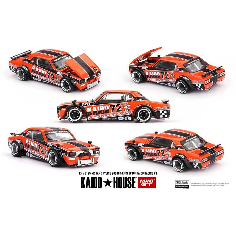 Kaido House Nissan Skyline 2000GT-R (KPGC10) Kaido Racing V1 1/64 (195) 1