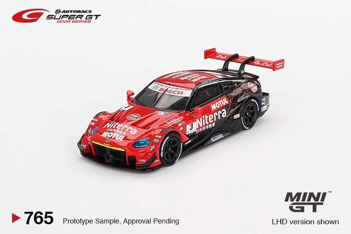 MINI GT Nissan Z GT500 #3 "Niterra MOTUL Z" NDDP RACING 2023 SUPER GT SERIES 1/64 (765)