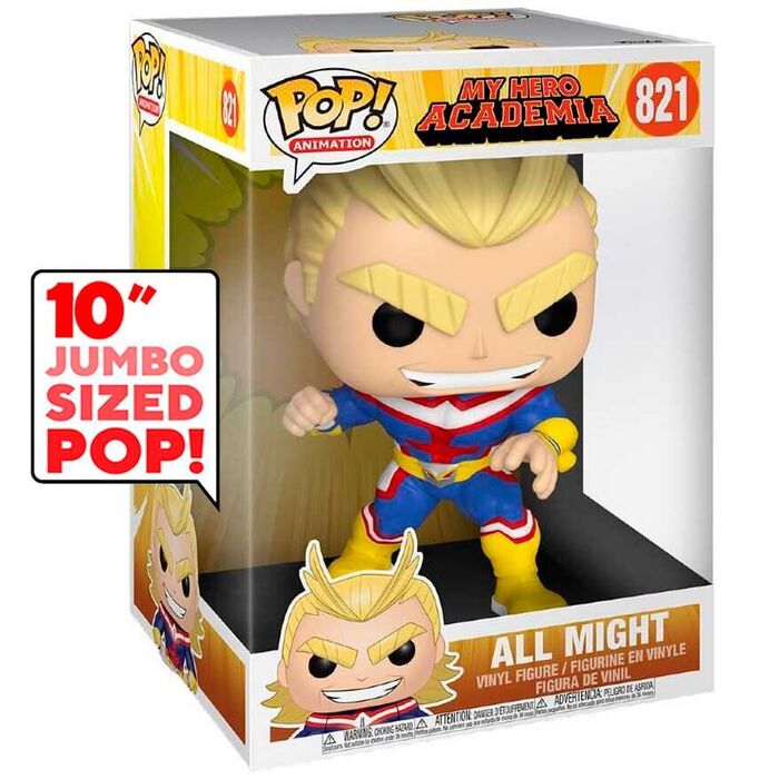 Funko Pop My Hero Academia All Might Jumbo Sized 10" #821