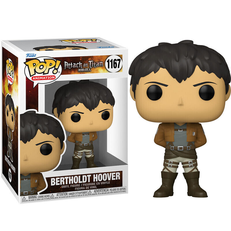 Funko Pop Attack On Titan Bertholdt Hoover #1167 (caixa com dano)