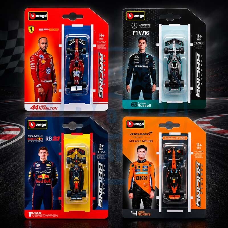 Bburago Formula 1 Racing Set 1/64 (Unid.)