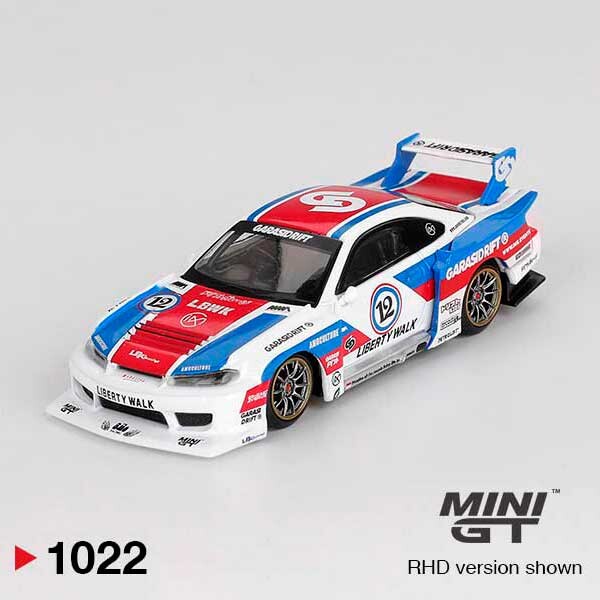 MINI GT Nissan LB-Super Silhouette S15 SILVIA GARASIDRIFT x LBWK 2025 1/64 (1122) 0