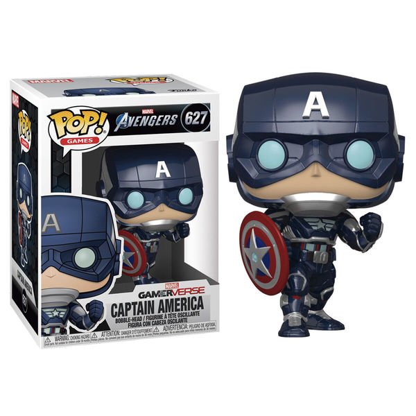 Funko Pop Marvel Gamerverse Avengers Game Captain America #627