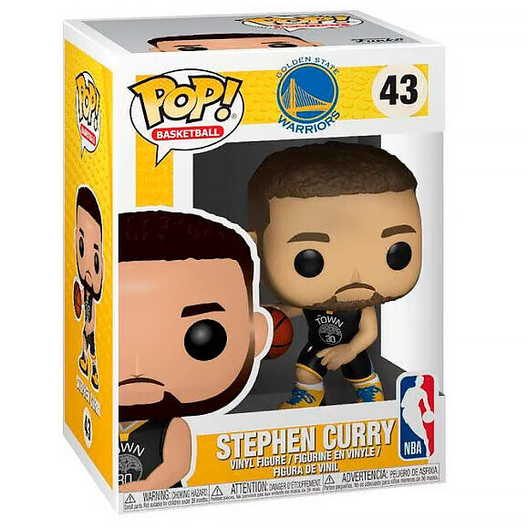 Funko Pop NBA Golden State Warriors Stephen Curry #43