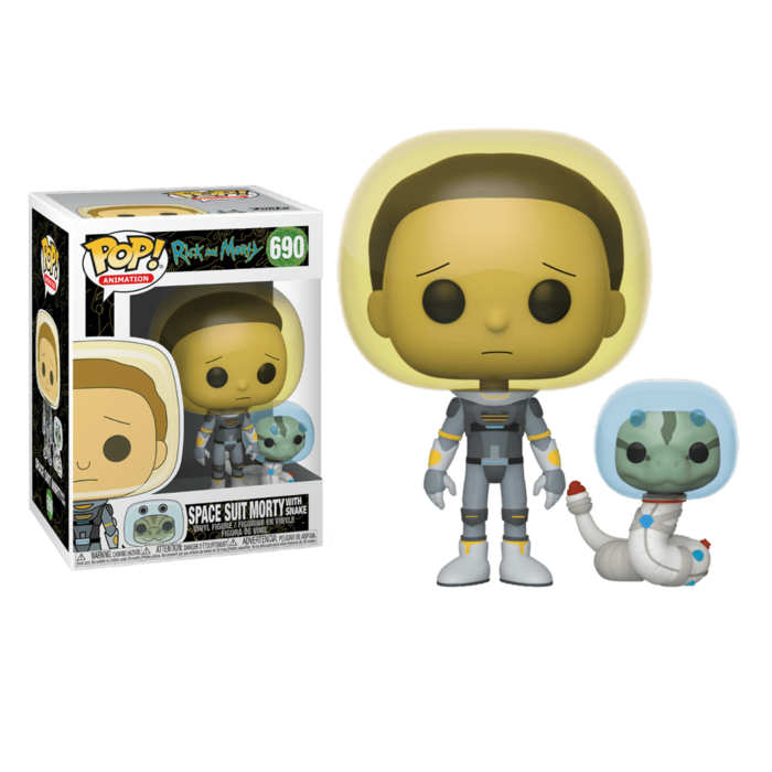 Funko Pop Rick & Morty Space Suit Morty with Snake #690