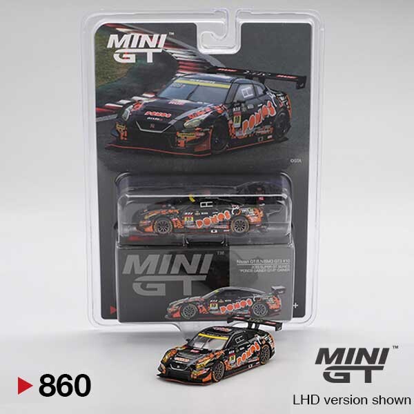 MINI GT Nissan GT-R NISMO GT3 #10 2023 SUPER GT SERIES "PONOS GAINER GT-R" 1/64 (860) 0