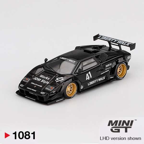 MINI GT Lamborghini Countach LB-WORKS Black LHD 1/64 (1081)