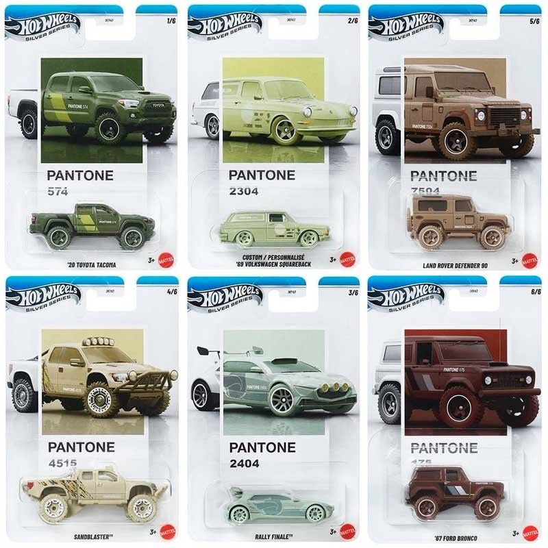 Hot Wheels Silver Series 2026 Pantone Series Mix 2 1/64 (JKY54)