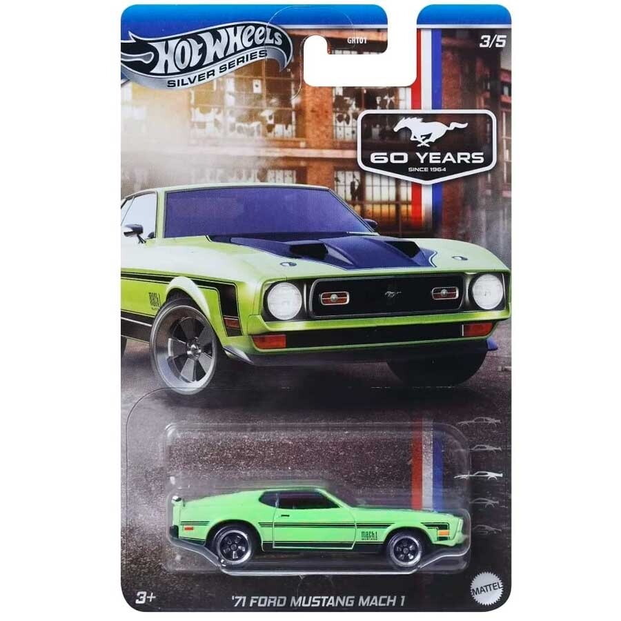 Hot Wheels Silver Series 60 Years Ford Mustang Celebration 1/64 (GRT01) 3