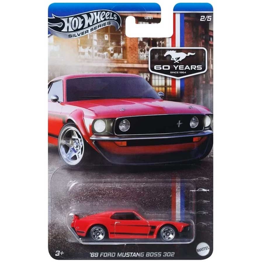 Hot Wheels Silver Series 60 Years Ford Mustang Celebration 1/64 (GRT01) 2