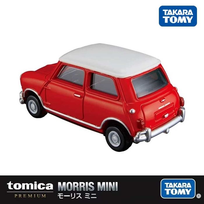 Tomica #12 Morris Mini Red/White 1/50 (TOPRE012)