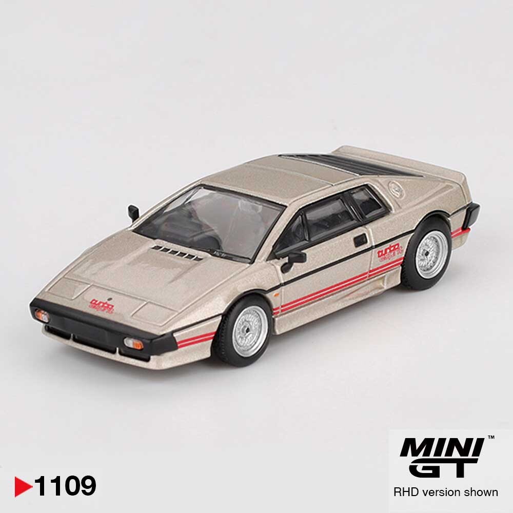 MINI GT Lotus Esprit Turbo Metallic Silver LHD 1/64 (1109) 0