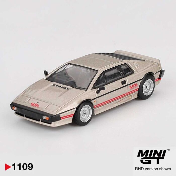 MINI GT Lotus Esprit Turbo Metallic Silver LHD 1/64 (1109)