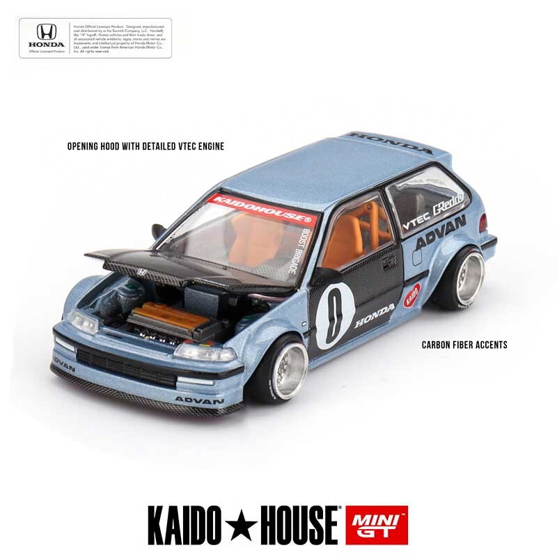 Kaido House MINI GT Honda Civic (EF) Kaido Roulette V1 1/64 (179) 0