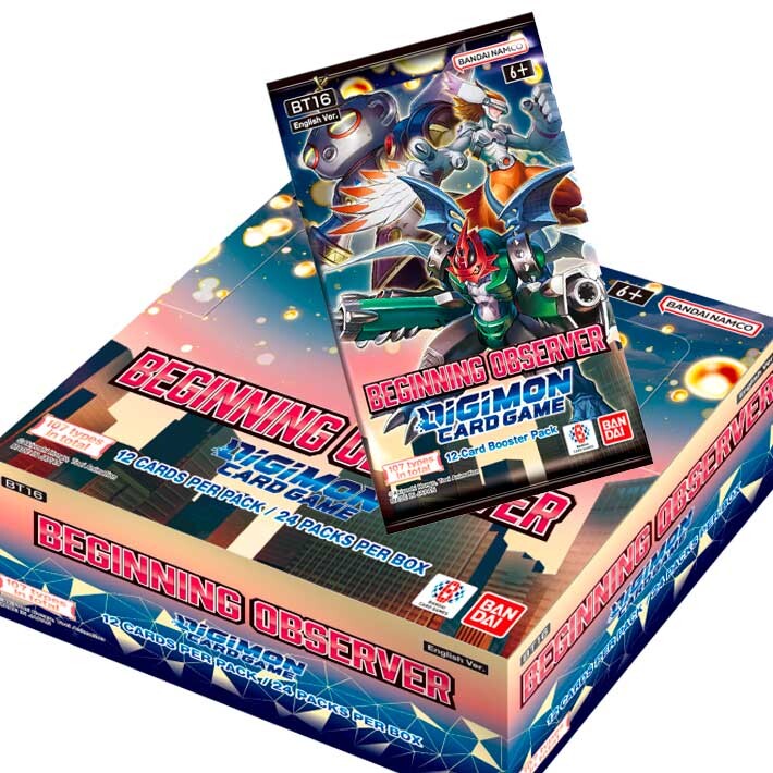 Digimon Trading Card Game Beginning Observer BT16 (1 Booster/1 Saqueta) EN Digimon Trading Card Game Beginning Observer BT16 (1 Booster/1 Saqueta) EN