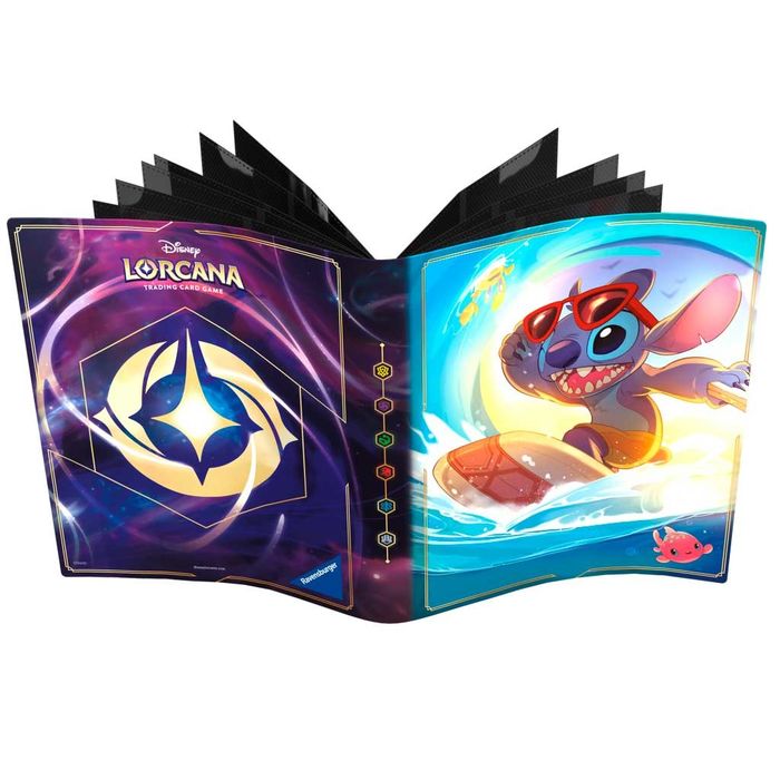 Disney Lorcana Stitch Lorebook Card Portfólio