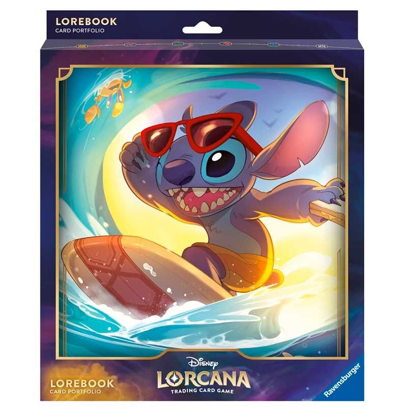 Disney Lorcana Stitch Lorebook Card Portfólio