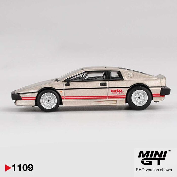 MINI GT Lotus Esprit Turbo Metallic Silver LHD 1/64 (1109)
