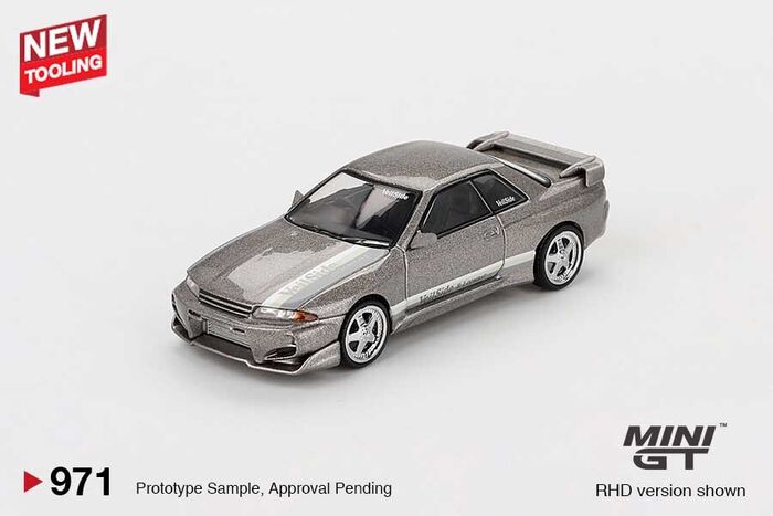 MINI GT Nissan Skyline GT-R (R32) Veilside Combat C-I Grey RHD 1/64 (971)