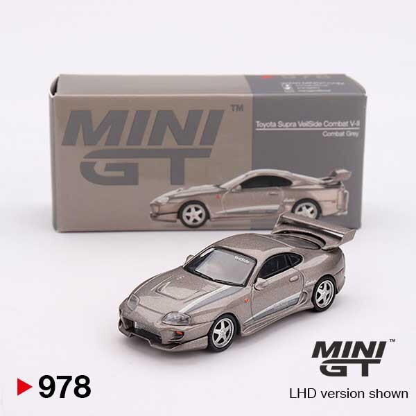 MINI GT Nissan Skyline GT-R (R32) Veilside Combat C-I Grey RHD 1