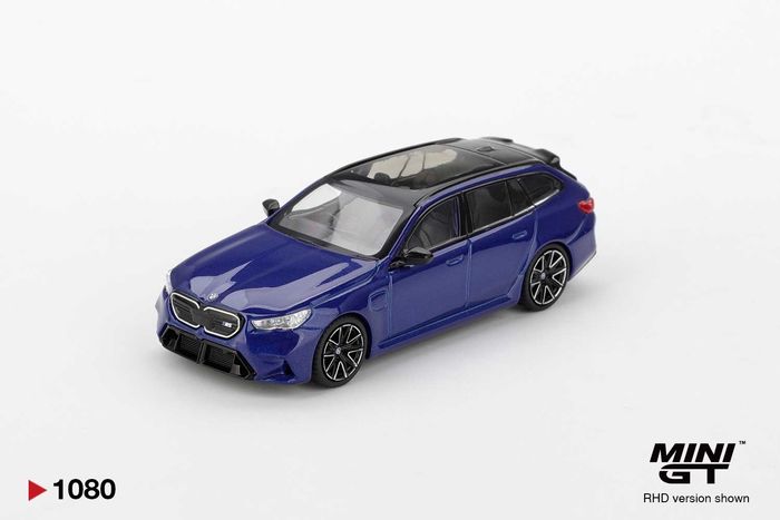 MINI GT BMW M5 Touring Marina Bay Blue Metallic LHD 1/64 (1080)