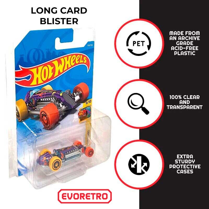 Hot Wheels Evoretro Blisters Long Card Mainline 1/64 0