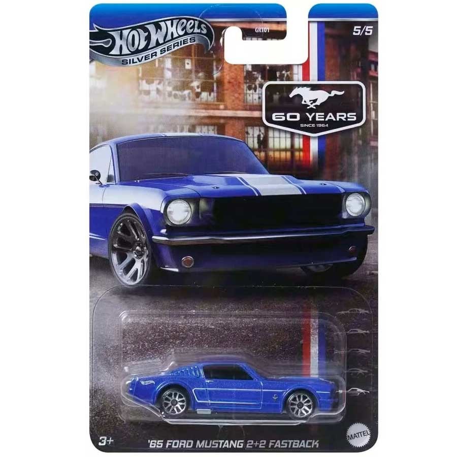 Hot Wheels Silver Series 60 Years Ford Mustang Celebration 1/64 (GRT01) 4