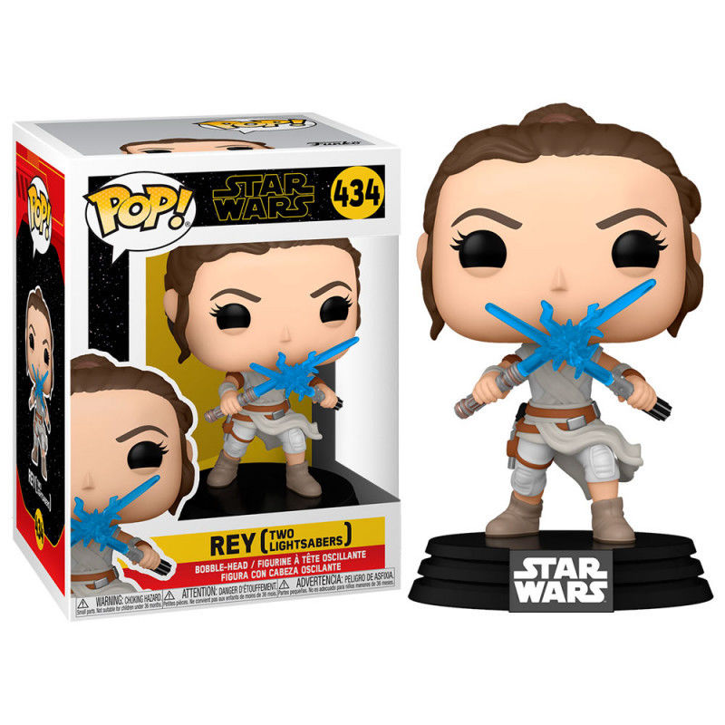 Funko Pop Star Wars The Rise of Skywalker Rey (Two Lightsabers) #434