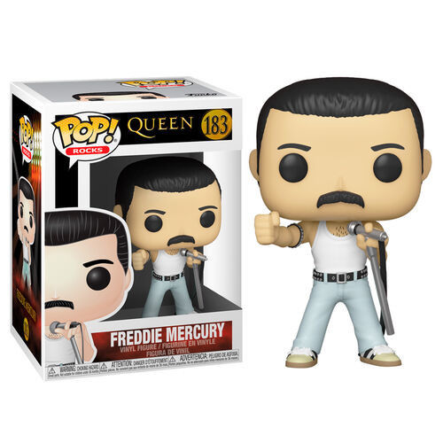 Funko Pop Rocks Queen Freddie Mercury Radio Gaga 1985 #183
