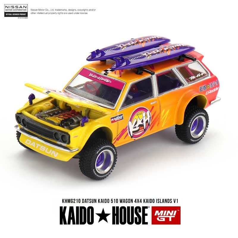 Kaido House MINI GT Datsun 510 Wagon 4x4 Kaido ISLANDS V1 1/64 (210)