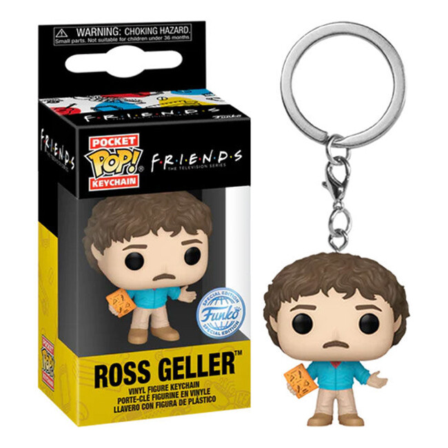 Funko Pocket Pop Keychain Friends Ross Geller Special Edition