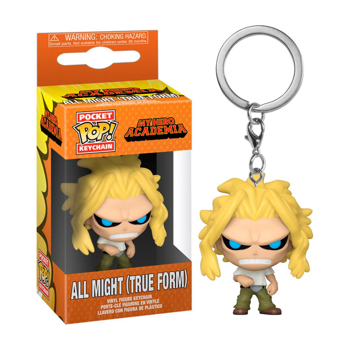 Funko Pocket Pop Keychain My Hero Academia All Might (True Form) 0