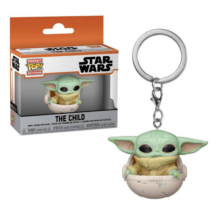 Funko Pocket Pop Keychain Star Wars The Mandalorian The Child in Hover